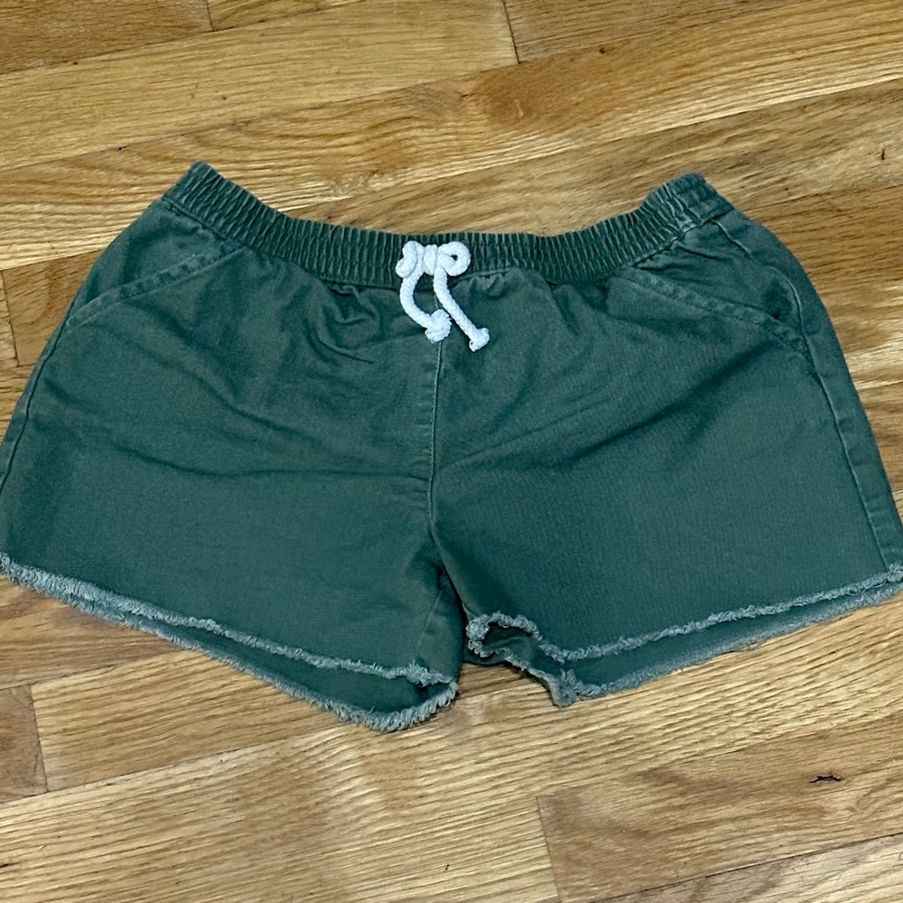 Army Green Shorts, Size 10-12